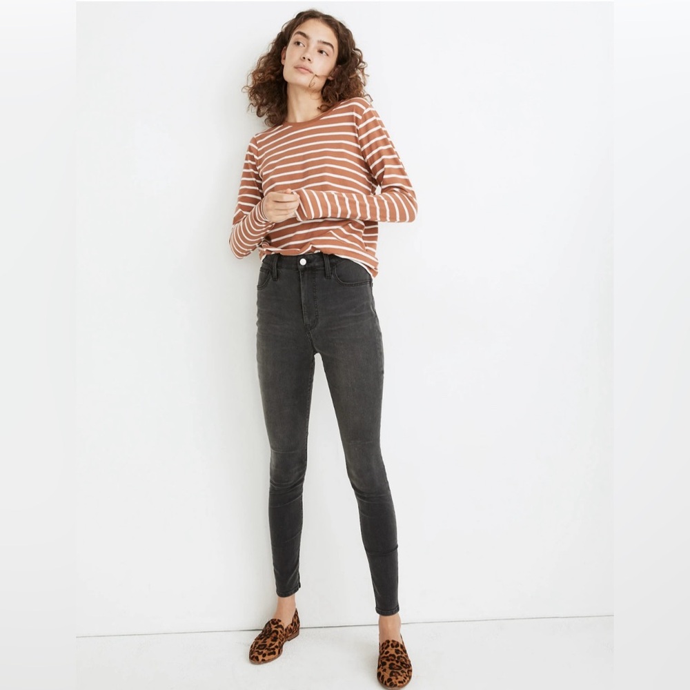 Madewell 9" Mid-Rise Roadtripper Jeans in Ashmont Wash sz 26